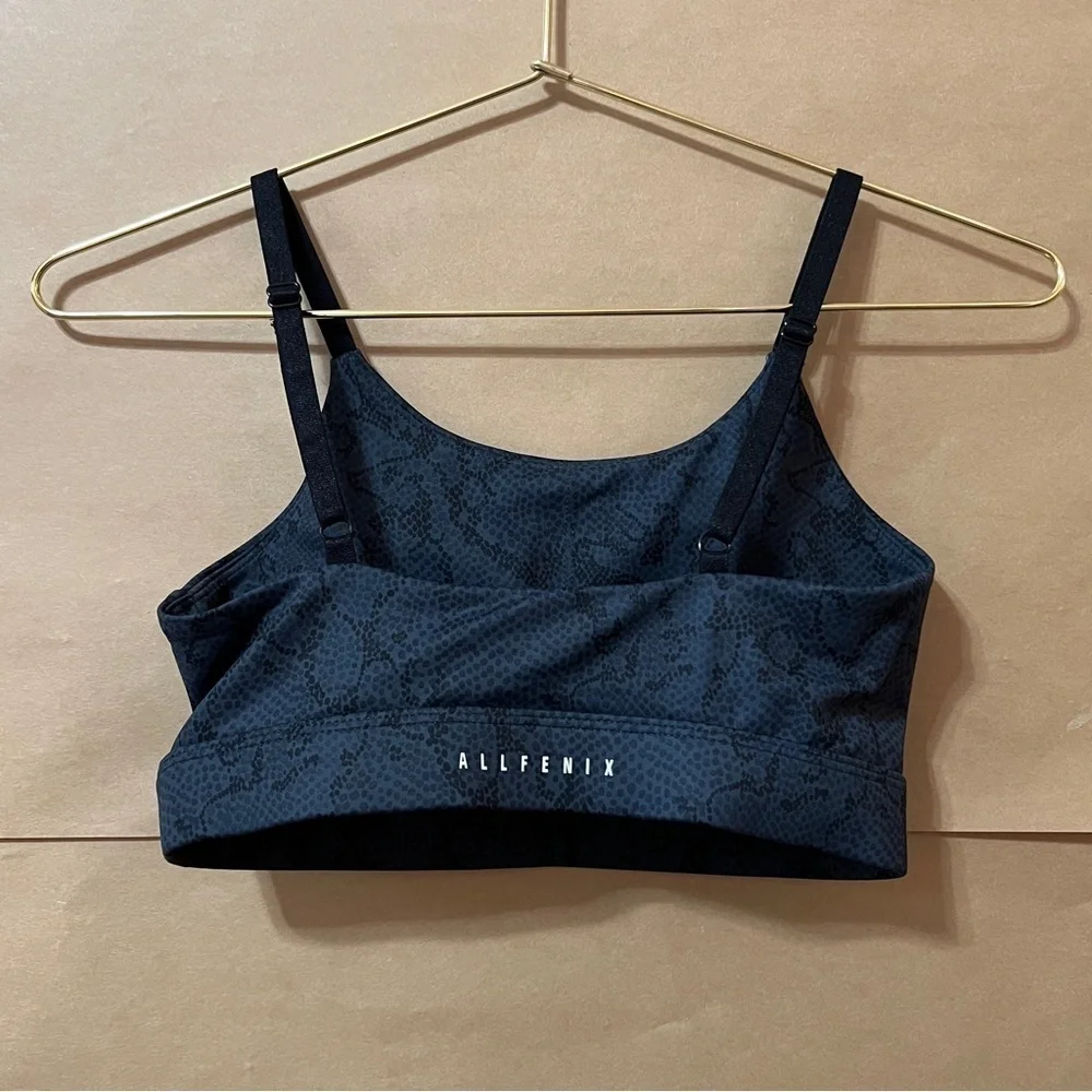 Anthropologie | All Fenix Python Print Sports Bra Snakeskin Size XS
